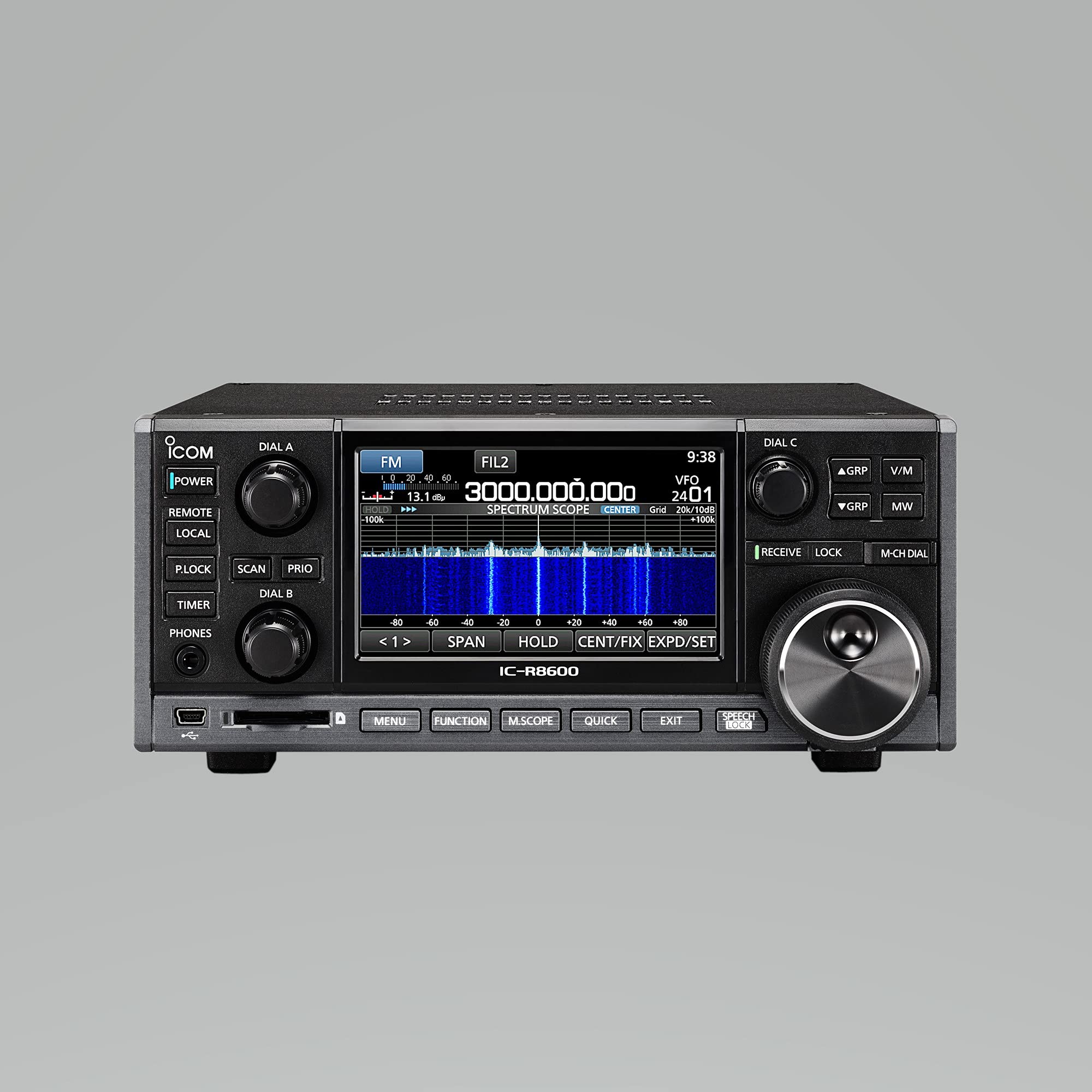 Amazon.co.jp: IC-R8600 MB123セット アイコム 広帯域受信機 : 家電